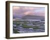 View Towards the Isle of Lewis and Old Schoolhouse, Taransay, Outer Hebrides, Scotland-Lee Frost-Framed Photographic Print