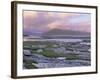 View Towards the Isle of Lewis and Old Schoolhouse, Taransay, Outer Hebrides, Scotland-Lee Frost-Framed Photographic Print