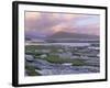 View Towards the Isle of Lewis and Old Schoolhouse, Taransay, Outer Hebrides, Scotland-Lee Frost-Framed Photographic Print