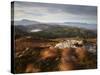 View Towards the Isle of Skye from Plockton Crags, Plockton, Ross Shire, Scotland, United Kingdom, -Jon Gibbs-Stretched Canvas