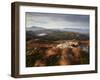 View Towards the Isle of Skye from Plockton Crags, Plockton, Ross Shire, Scotland, United Kingdom, -Jon Gibbs-Framed Photographic Print