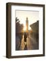 View Towards the Koutoubia Minaret at Sunset with Local People Walking Through the Scene-Lee Frost-Framed Photographic Print