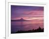 View towards the Pico Island at sunset, Sao Jorge Island, Azores, Portugal, Atlantic, Europe-Karol Kozlowski-Framed Photographic Print