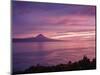 View towards the Pico Island at sunset, Sao Jorge Island, Azores, Portugal, Atlantic, Europe-Karol Kozlowski-Mounted Photographic Print
