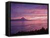 View towards the Pico Island at sunset, Sao Jorge Island, Azores, Portugal, Atlantic, Europe-Karol Kozlowski-Framed Stretched Canvas