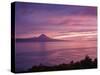 View towards the Pico Island at sunset, Sao Jorge Island, Azores, Portugal, Atlantic, Europe-Karol Kozlowski-Stretched Canvas