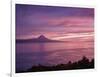 View towards the Pico Island at sunset, Sao Jorge Island, Azores, Portugal, Atlantic, Europe-Karol Kozlowski-Framed Photographic Print