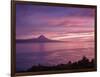 View towards the Pico Island at sunset, Sao Jorge Island, Azores, Portugal, Atlantic, Europe-Karol Kozlowski-Framed Photographic Print