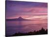 View towards the Pico Island at sunset, Sao Jorge Island, Azores, Portugal, Atlantic, Europe-Karol Kozlowski-Stretched Canvas