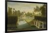 View Towards the Rear of the Bagnio from South of the Upper River, Chiswick House-Pieter Andreas Rysbrack-Framed Giclee Print