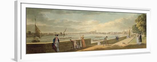 View Towards Westminster from the Terrace of Somerset House-Paul Sandby-Framed Giclee Print