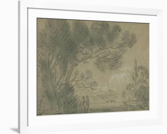 View under a Stone Pine-Richard Wilson-Framed Giclee Print