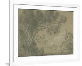 View under a Stone Pine-Richard Wilson-Framed Giclee Print