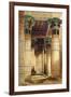 View under the Grand Portico, Philae, from Egypt and Nubia, Vol.1-David Roberts-Framed Giclee Print