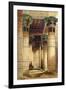 View under the Grand Portico, Philae, from Egypt and Nubia, Vol.1-David Roberts-Framed Giclee Print