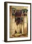 View under the Grand Portico, Philae, from Egypt and Nubia, Vol.1-David Roberts-Framed Giclee Print