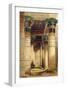 View under the Grand Portico, Philae, from Egypt and Nubia, Vol.1-David Roberts-Framed Giclee Print