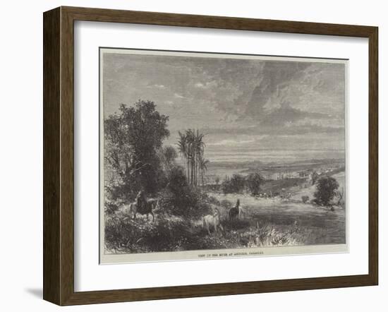 View Up the River at Asuncion, Paraguay-null-Framed Giclee Print