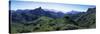 View West from Route Gc210, with Roque Bentayga on the Left, Gran Canaria, Canary Islands, Spain-Kim Hart-Stretched Canvas