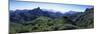 View West from Route Gc210, with Roque Bentayga on the Left, Gran Canaria, Canary Islands, Spain-Kim Hart-Mounted Photographic Print