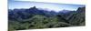 View West from Route Gc210, with Roque Bentayga on the Left, Gran Canaria, Canary Islands, Spain-Kim Hart-Mounted Photographic Print