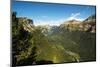 View west of the Ordesa Valley glacial trough from the Faja de Pelay hiking trail, Ordesa National -Robert Francis-Mounted Photographic Print