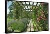 View Westwards Along the Pergola, Designed in C.1904-10-null-Framed Stretched Canvas