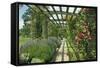 View Westwards Along the Pergola, Designed in C.1904-10-null-Framed Stretched Canvas