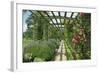 View Westwards Along the Pergola, Designed in C.1904-10-null-Framed Giclee Print