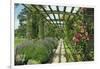 View Westwards Along the Pergola, Designed in C.1904-10-null-Framed Giclee Print