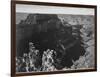 View With Rock Formation Different Angle "Grand Canyon National Park" Arizona. 1933-1942-Ansel Adams-Framed Art Print