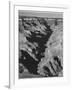 View With Shadowed Ravine "Grand Canyon From South Rim 1941" Arizona.  1941-Ansel Adams-Framed Art Print