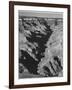 View With Shadowed Ravine "Grand Canyon From South Rim 1941" Arizona.  1941-Ansel Adams-Framed Art Print