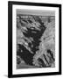 View With Shadowed Ravine "Grand Canyon From South Rim 1941" Arizona.  1941-Ansel Adams-Framed Art Print
