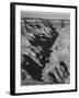 View With Shadowed Ravine "Grand Canyon From South Rim 1941" Arizona.  1941-Ansel Adams-Framed Art Print