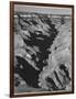 View With Shadowed Ravine "Grand Canyon From South Rim 1941" Arizona.  1941-Ansel Adams-Framed Art Print