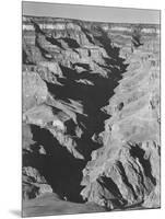 View With Shadowed Ravine "Grand Canyon From South Rim 1941" Arizona.  1941-Ansel Adams-Mounted Art Print