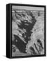 View With Shadowed Ravine "Grand Canyon From South Rim 1941" Arizona.  1941-Ansel Adams-Framed Stretched Canvas