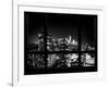 View with the One World Trade Center (1WTC) by Night - Manhattan, New York, USA-Philippe Hugonnard-Framed Photographic Print