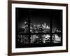 View with the One World Trade Center (1WTC) by Night - Manhattan, New York, USA-Philippe Hugonnard-Framed Photographic Print