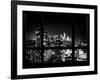 View with the One World Trade Center (1WTC) by Night - Manhattan, New York, USA-Philippe Hugonnard-Framed Photographic Print