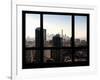 View with the One World Trade Center (1WTC) - Theater District, Manhattan, New York, USA-Philippe Hugonnard-Framed Photographic Print