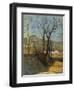 View with Trees, Country Study Triptych, 1861-Silvestro Lega-Framed Giclee Print