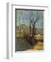 View with Trees, Country Study Triptych, 1861-Silvestro Lega-Framed Giclee Print