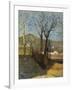 View with Trees, Country Study Triptych, 1861-Silvestro Lega-Framed Giclee Print