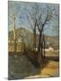 View with Trees, Country Study Triptych, 1861-Silvestro Lega-Mounted Giclee Print