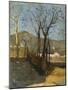 View with Trees, Country Study Triptych, 1861-Silvestro Lega-Mounted Giclee Print