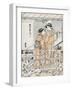 Viewing Cherry Blossoms-Torii Kiyonaga-Framed Giclee Print