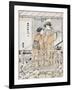 Viewing Cherry Blossoms-Torii Kiyonaga-Framed Giclee Print