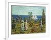 Viewing the Sailboats-Maurice Brazil Prendergast-Framed Giclee Print